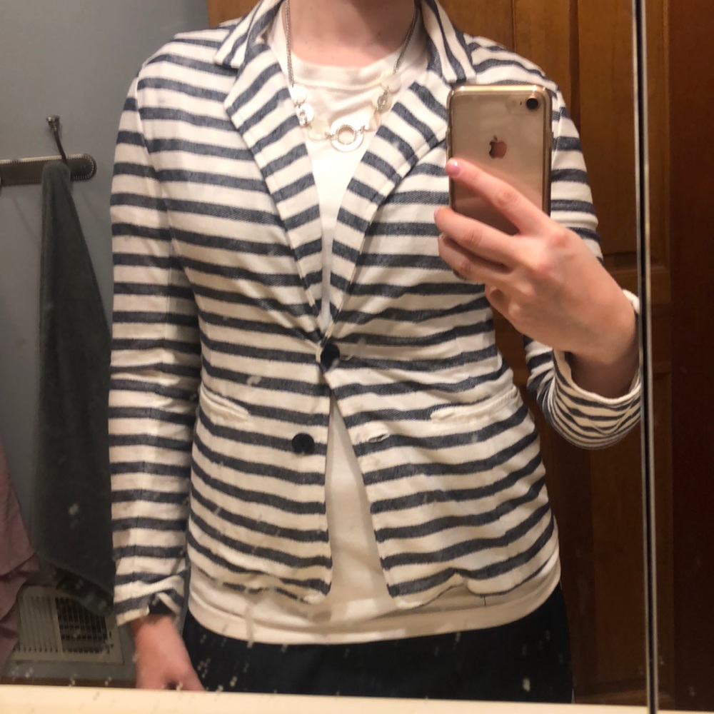 Striped Blazer